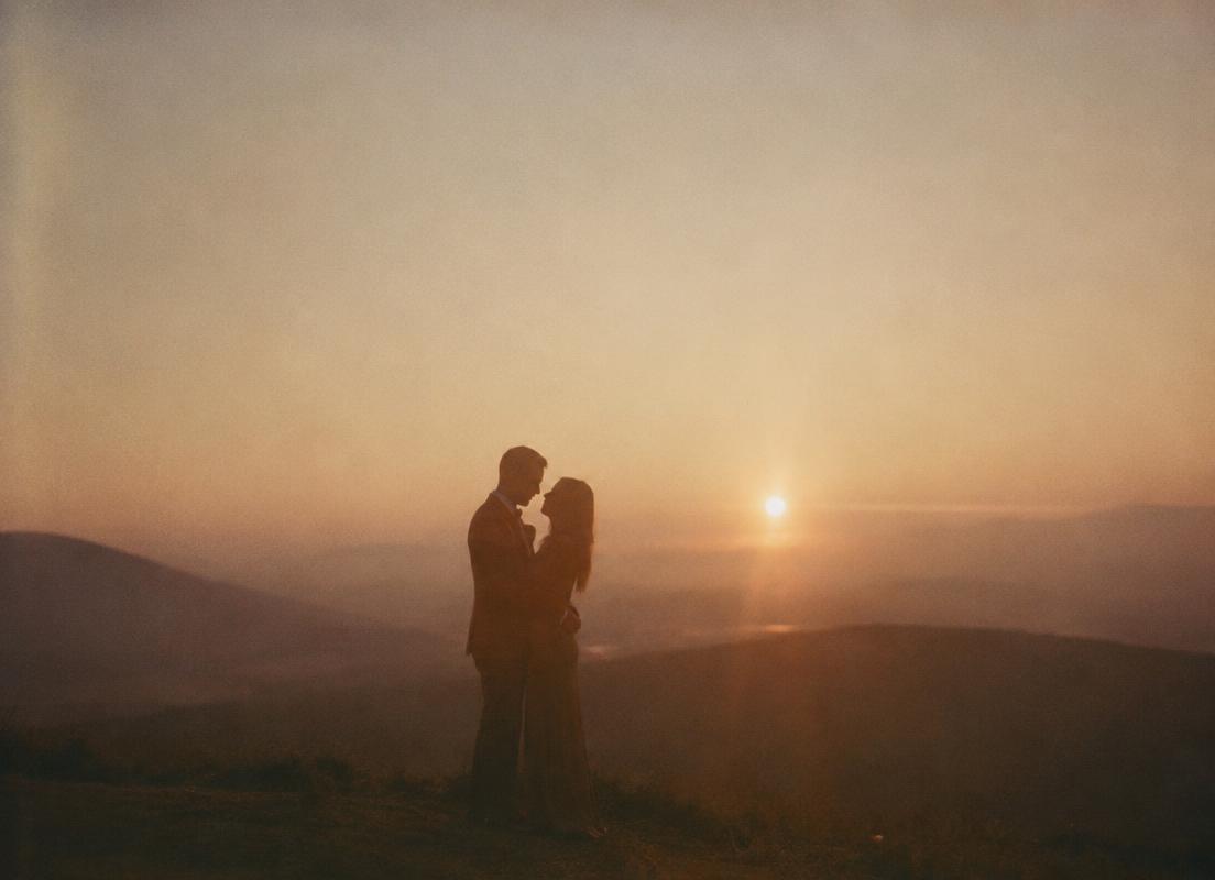 Sunset on the ridge